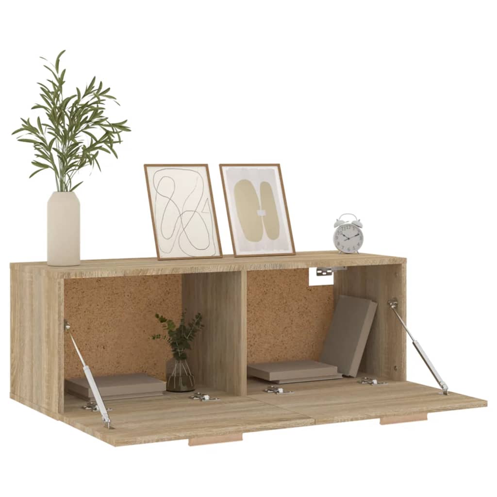 Armoire murale Chêne sonoma 100x36,5x35 cm Bois d'ingénierie - XIOS