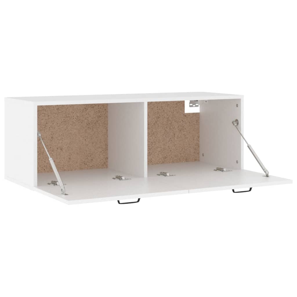 Armoire murale Blanc 100x36,5x35 cm Bois d'ingénierie - XIOS