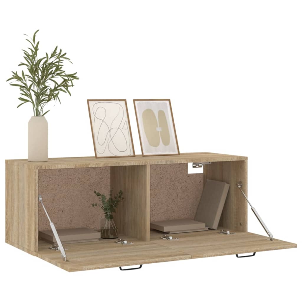 Armoire murale Chêne sonoma 100x36,5x35 cm Bois d'ingénierie - XIOS