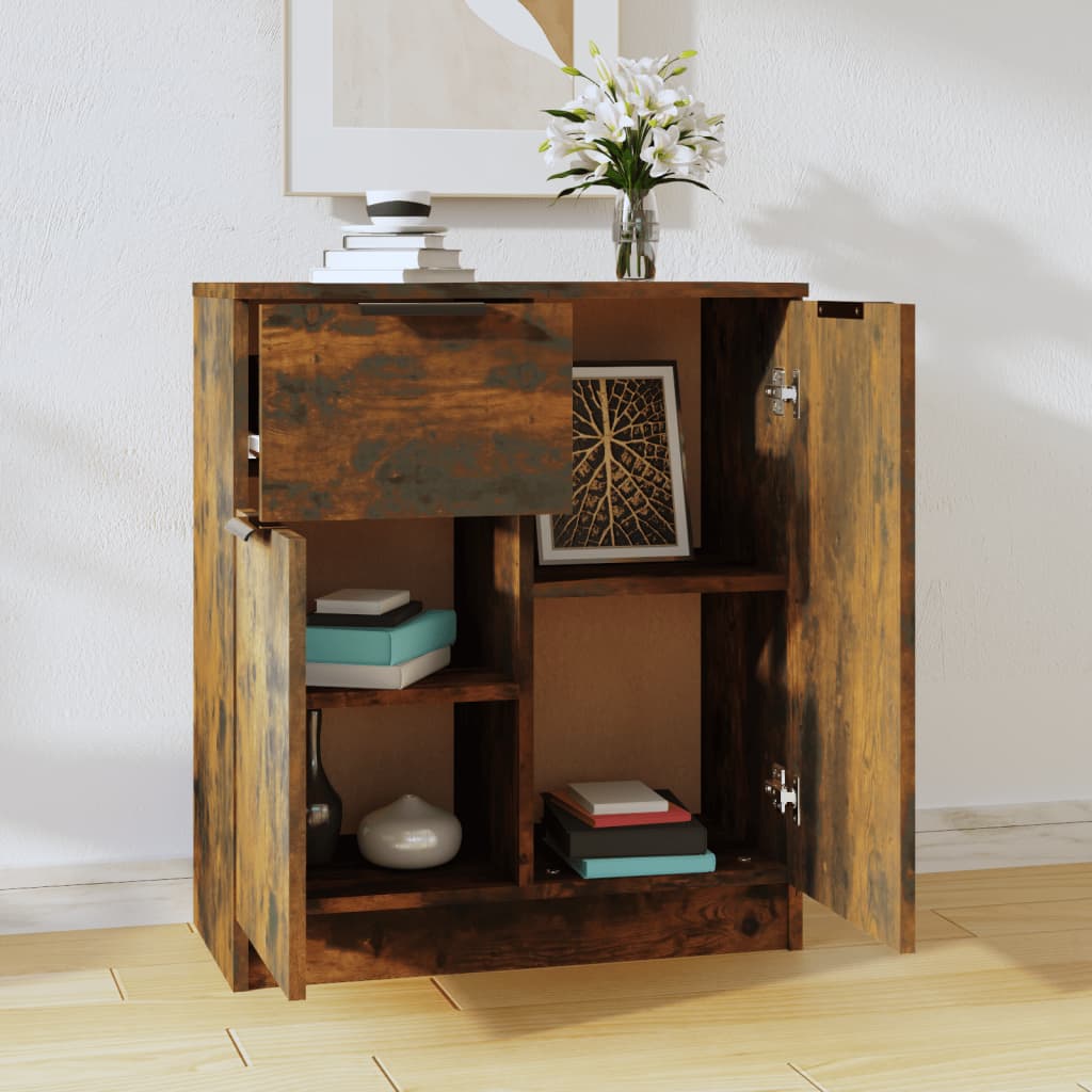 Buffet Chêne fumé 60x30x70 cm Bois d'ingénierie - XIOS