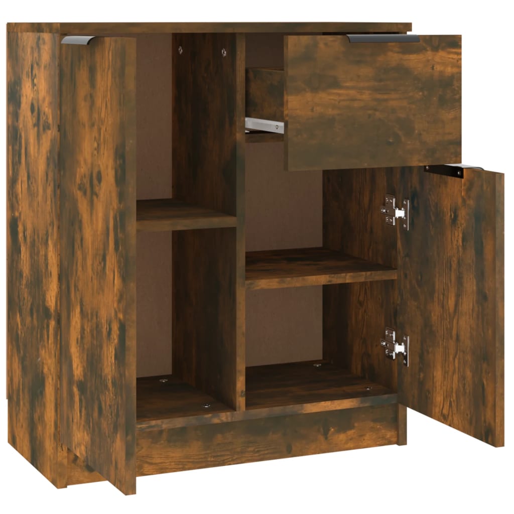 Buffet Chêne fumé 60x30x70 cm Bois d'ingénierie - XIOS