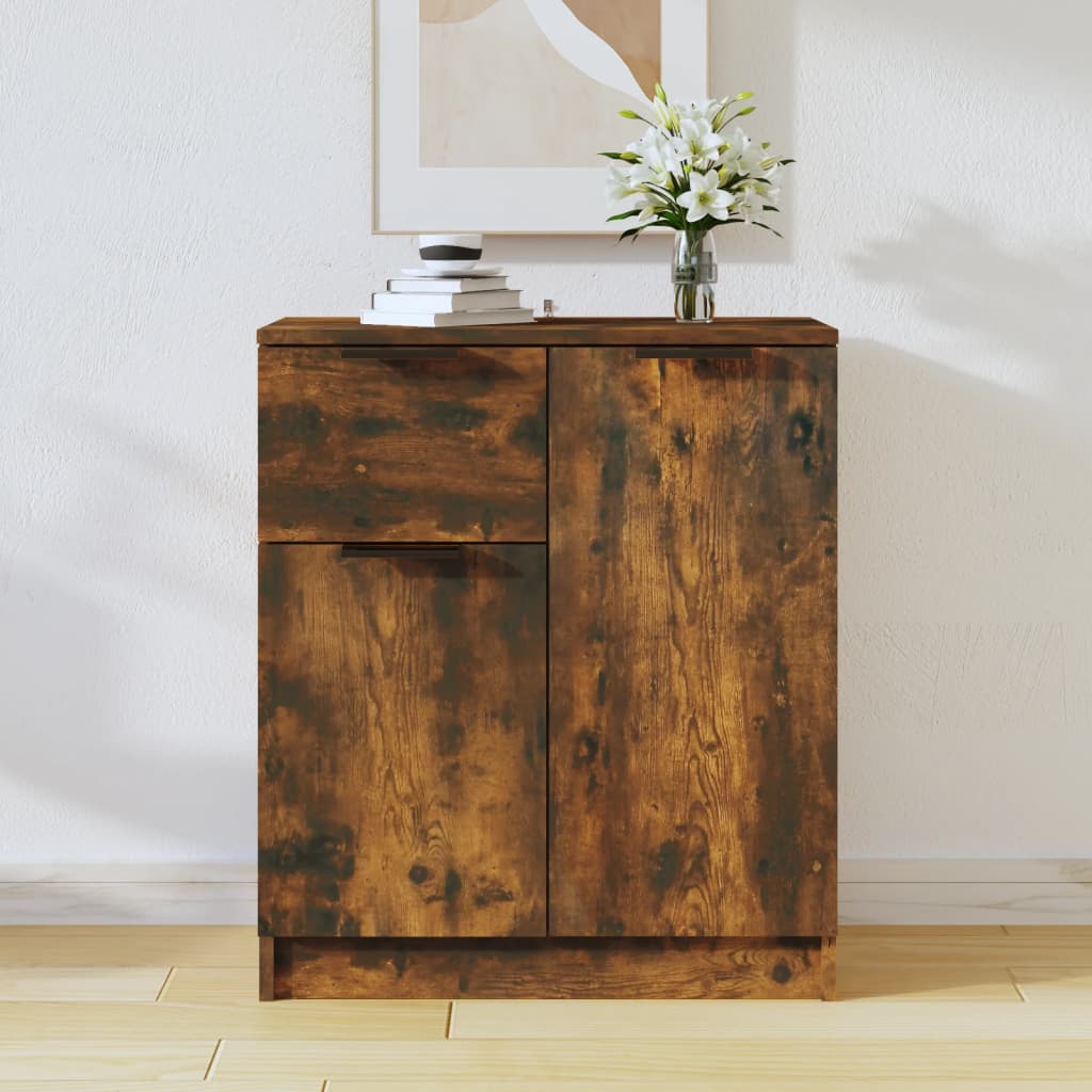 Buffet Chêne fumé 60x30x70 cm Bois d'ingénierie - XIOS