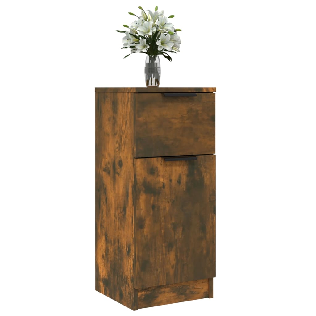 Buffets 2 pcs Chêne fumé 30x30x70 cm Bois d'ingénierie - XIOS
