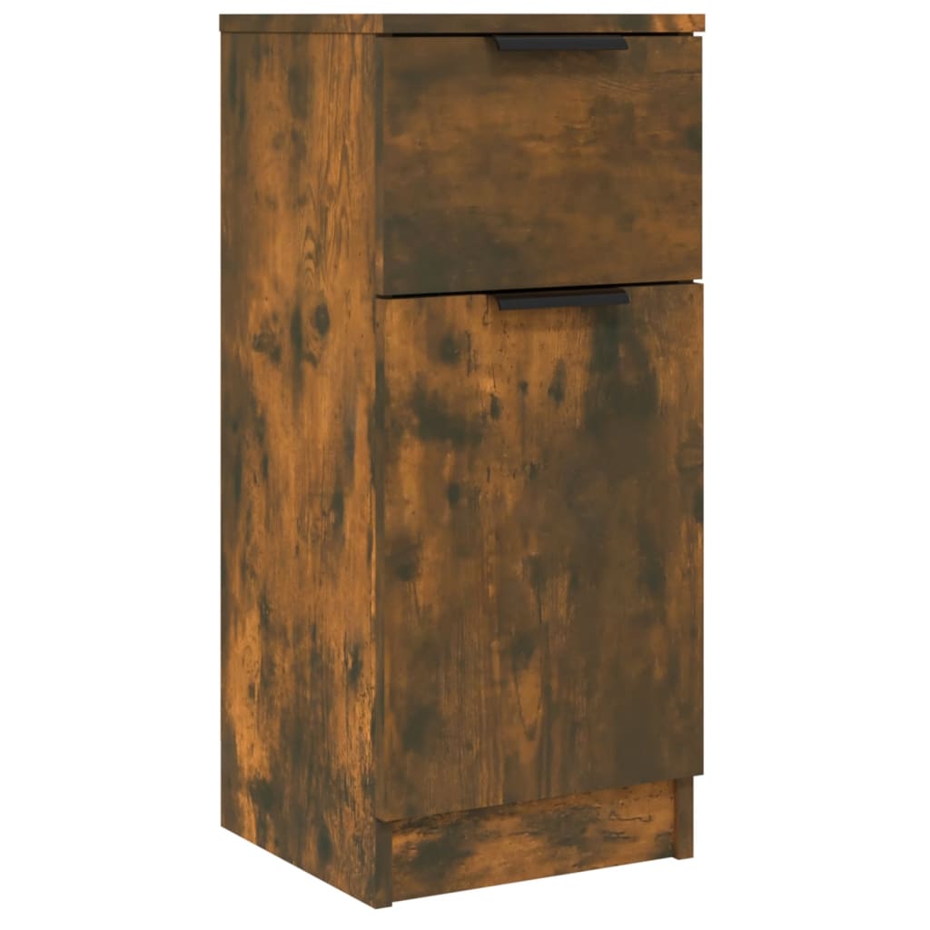 Buffets 2 pcs Chêne fumé 30x30x70 cm Bois d'ingénierie - XIOS