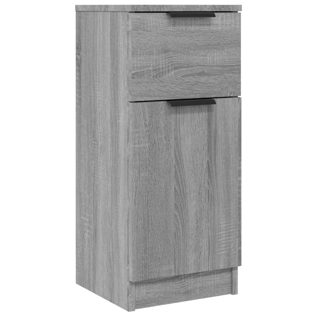 Buffets 2 pcs Sonoma gris 30x30x70 cm Bois d'ingénierie - XIOS