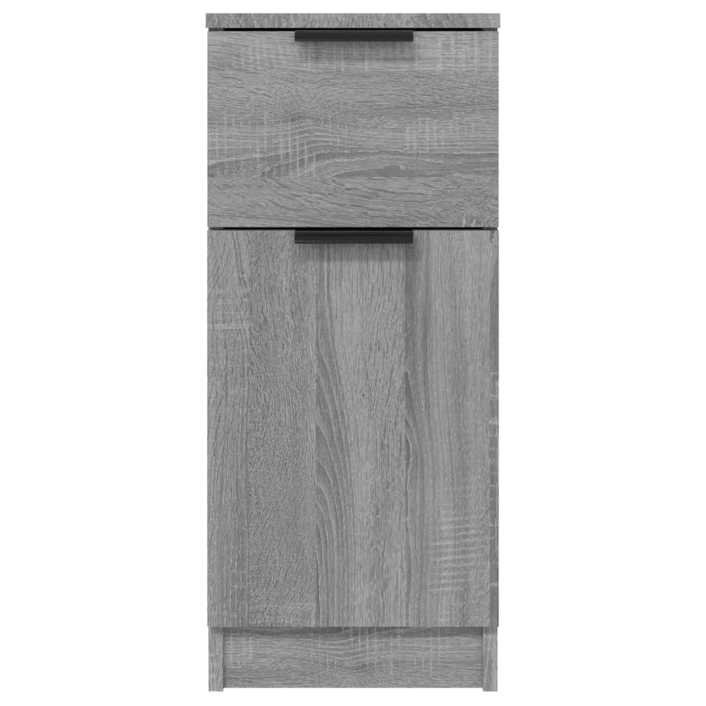 Buffets 2 pcs Sonoma gris 30x30x70 cm Bois d'ingénierie - XIOS