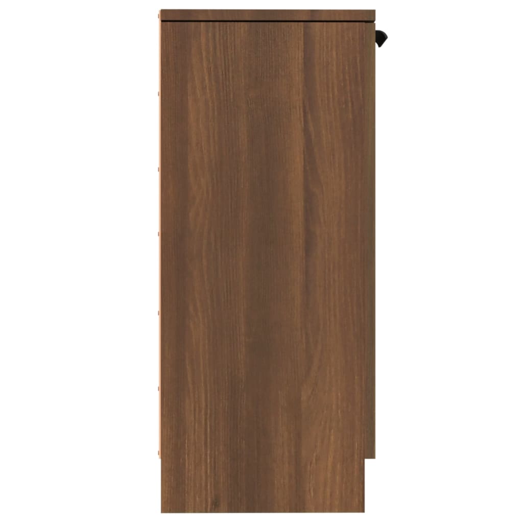 Buffet Chêne marron 30x30x70 cm Bois d'ingénierie - XIOS