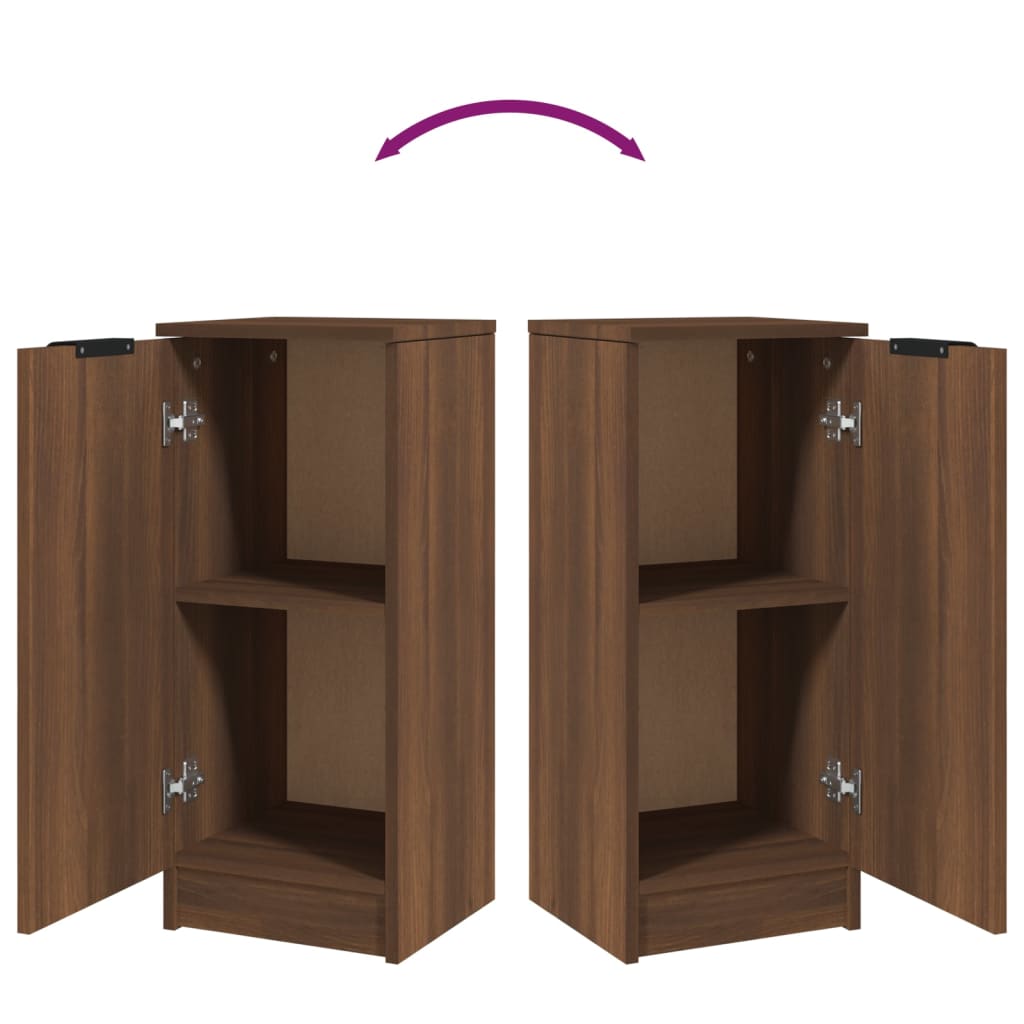 Buffet Chêne marron 30x30x70 cm Bois d'ingénierie - XIOS