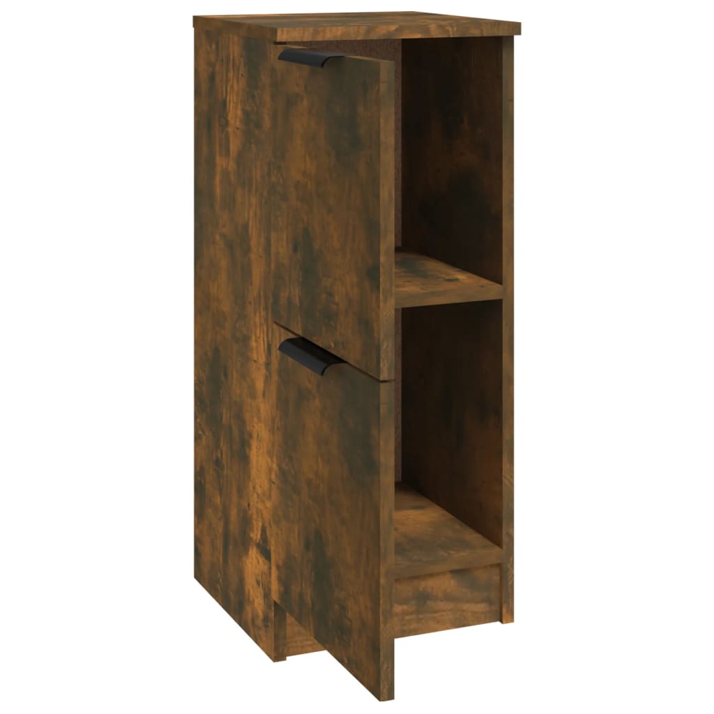 Buffet Chêne fumé 30x30x70 cm Bois d'ingénierie - XIOS