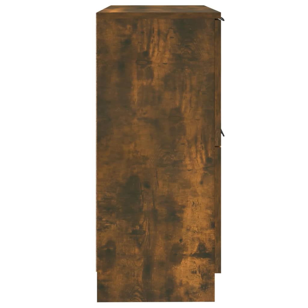 Buffets 2 pcs Chêne fumé 30x30x70 cm Bois d'ingénierie - XIOS