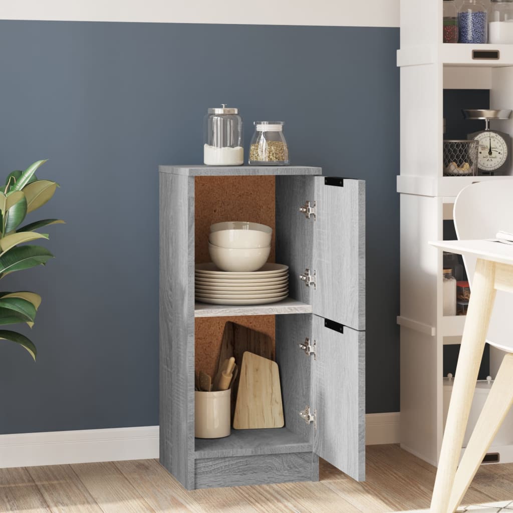 Buffet Sonoma gris 30x30x70 cm Bois d'ingénierie - XIOS