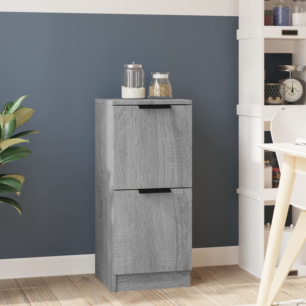 Buffet Sonoma gris 30x30x70 cm Bois d'ingénierie - XIOS