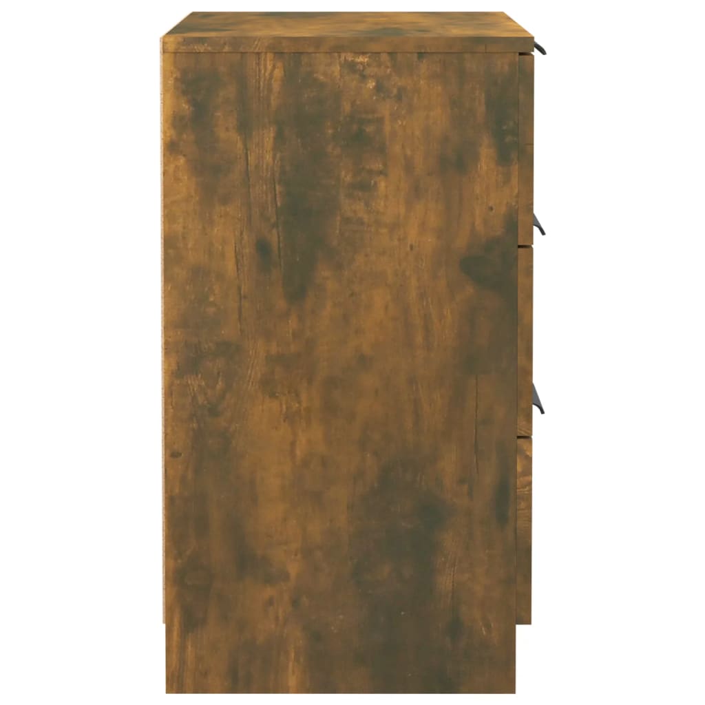 Table de chevet Chêne fumé 40x36x65 cm - XIOS