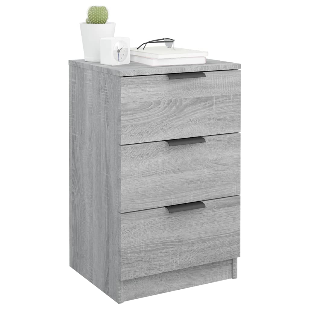 Table de chevet Sonoma gris 40x36x65 cm - XIOS