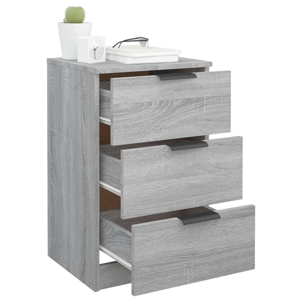 Table de chevet Sonoma gris 40x36x65 cm - XIOS