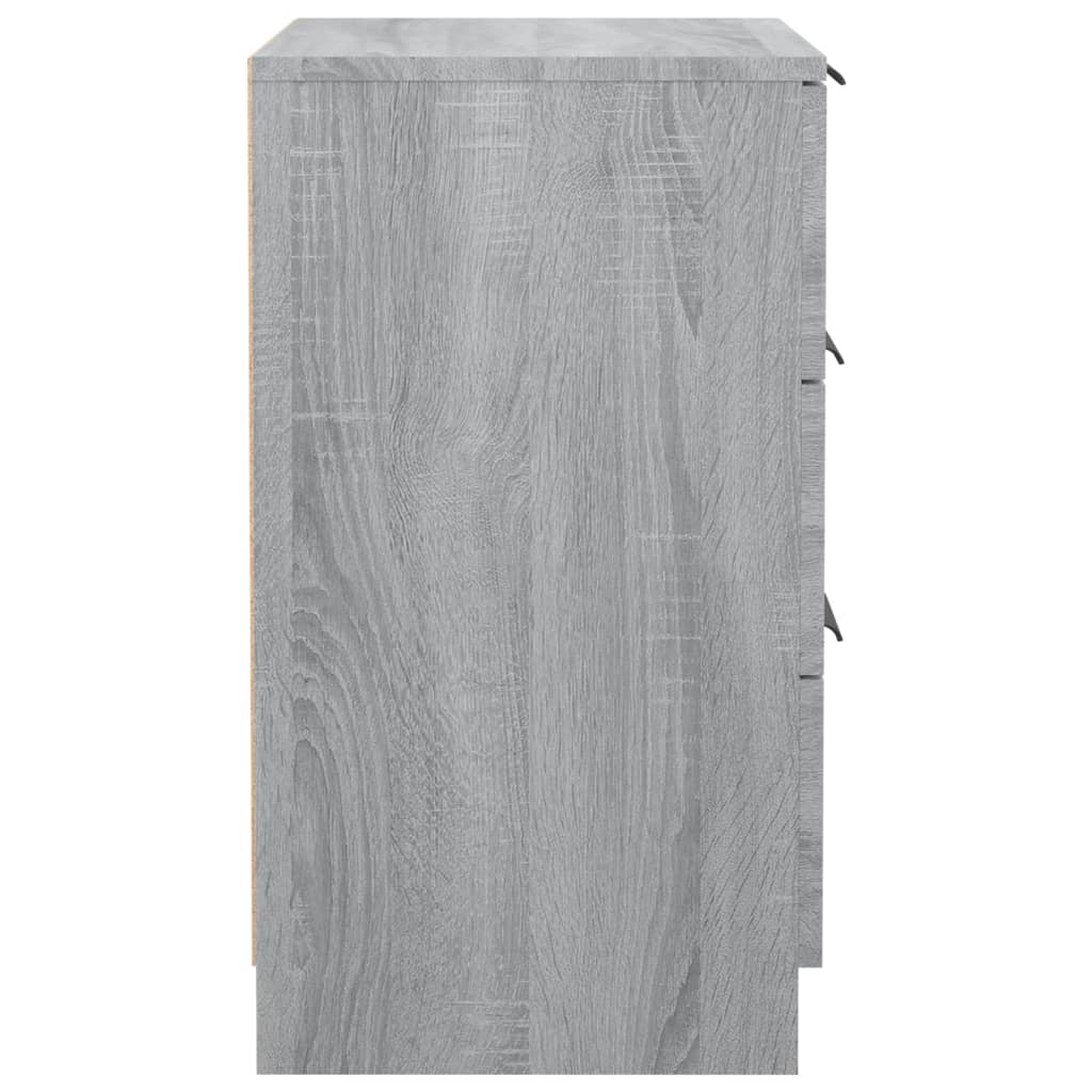 Table de chevet Sonoma gris 40x36x65 cm - XIOS