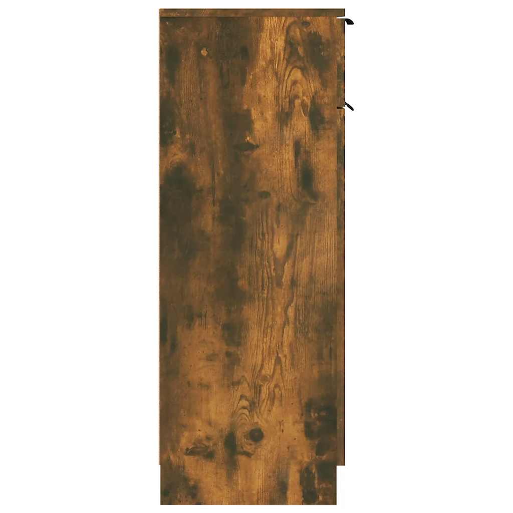 Armoire de bain Chêne fumé 32x34x90 cm Bois d'ingénierie - XIOS