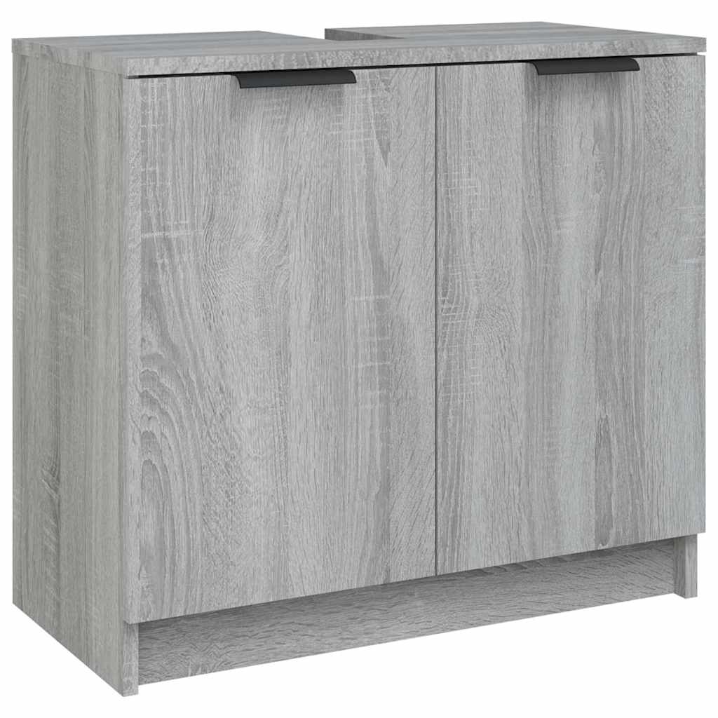 Armoire de bain Sonoma gris 64,5x33,5x59 cm Bois d'ingénierie - XIOS