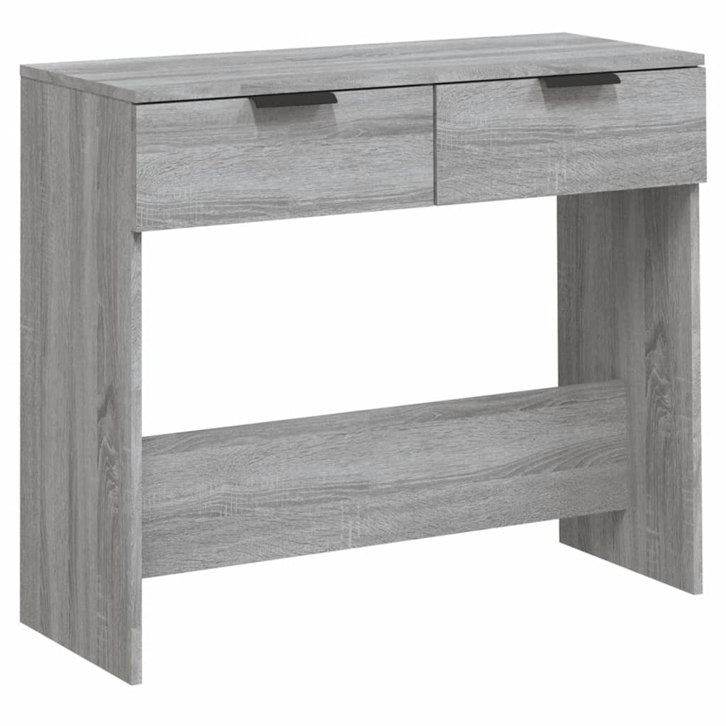 Table console Sonoma gris 90x36x75 cm Bois d'ingénierie - XIOS