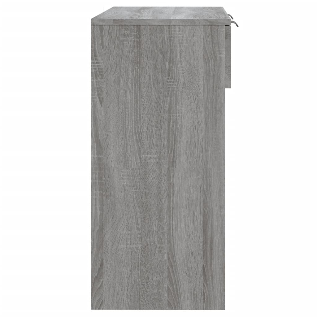 Table console Sonoma gris 90x36x75 cm Bois d'ingénierie - XIOS
