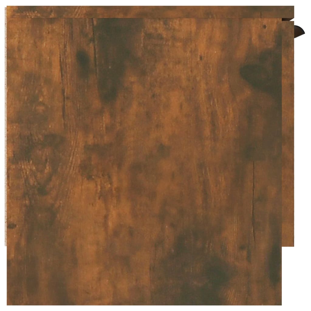 Meuble TV Chêne fumé 102x35x36,5 cm Bois d'ingénierie - XIOS