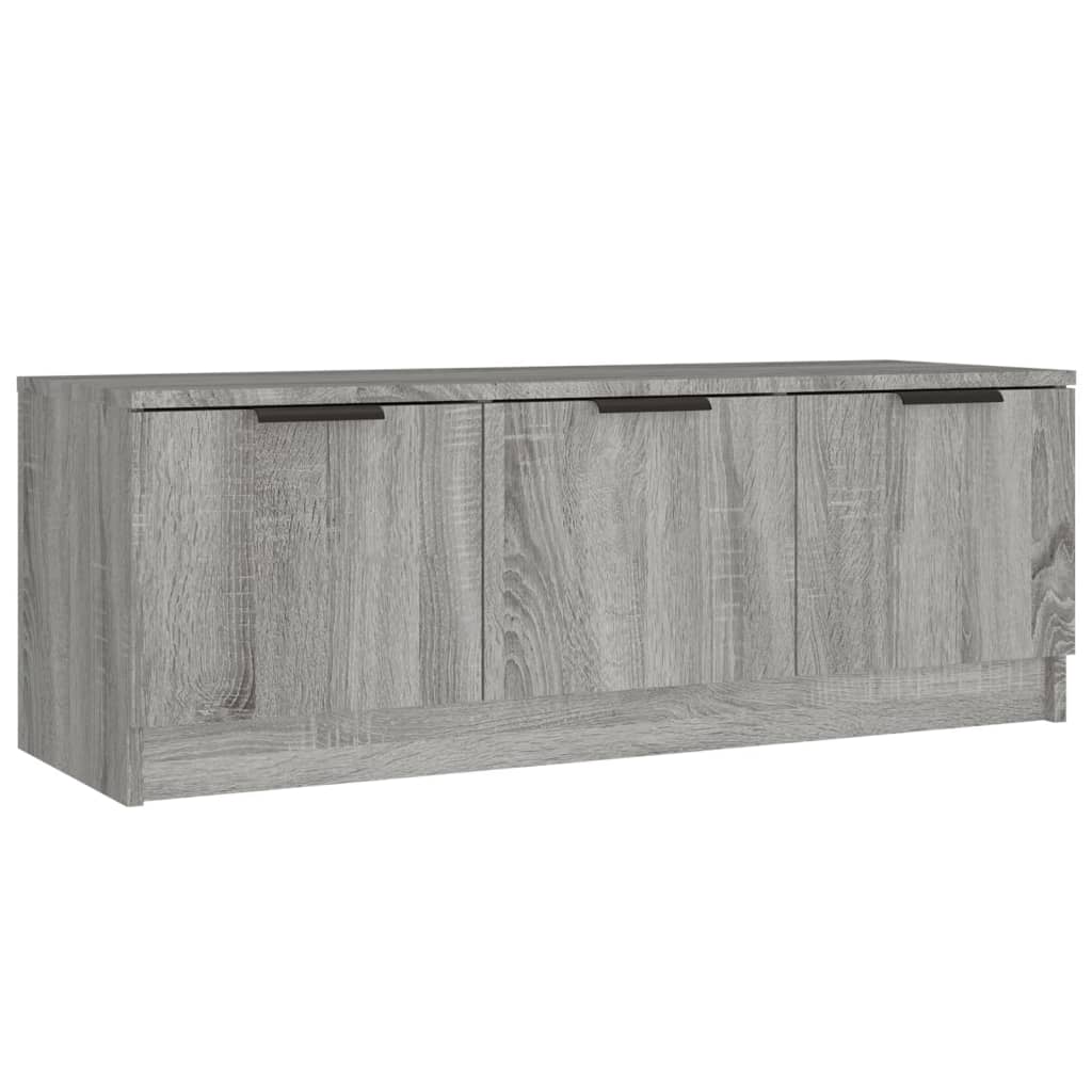 Meuble TV Sonoma gris 102x35x36,5 cm Bois d'ingénierie - XIOS