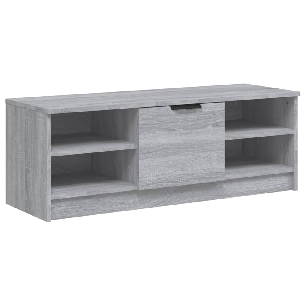 Meuble TV Sonoma gris 102x35,5x36,5 cm Bois d'ingénierie - XIOS