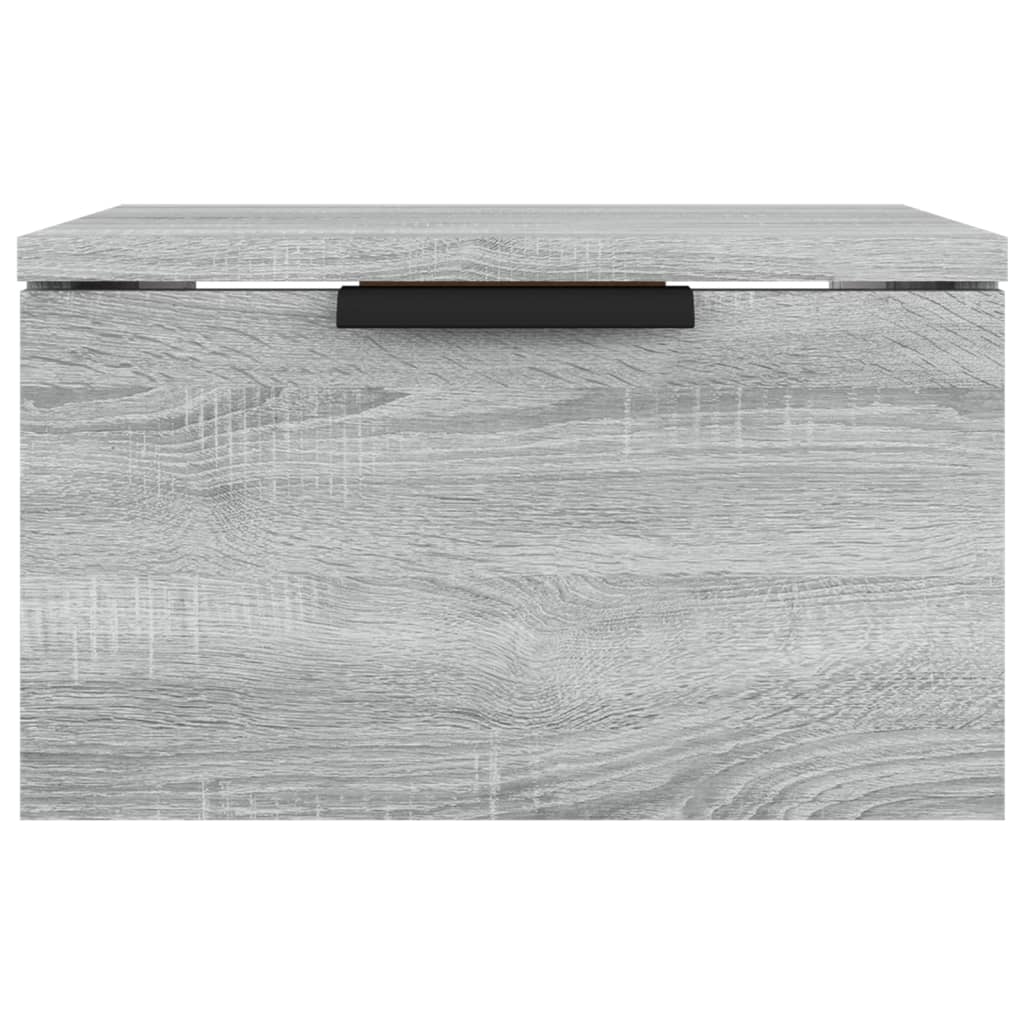 Table de chevet murale Sonoma gris 34x30x20 cm - XIOS