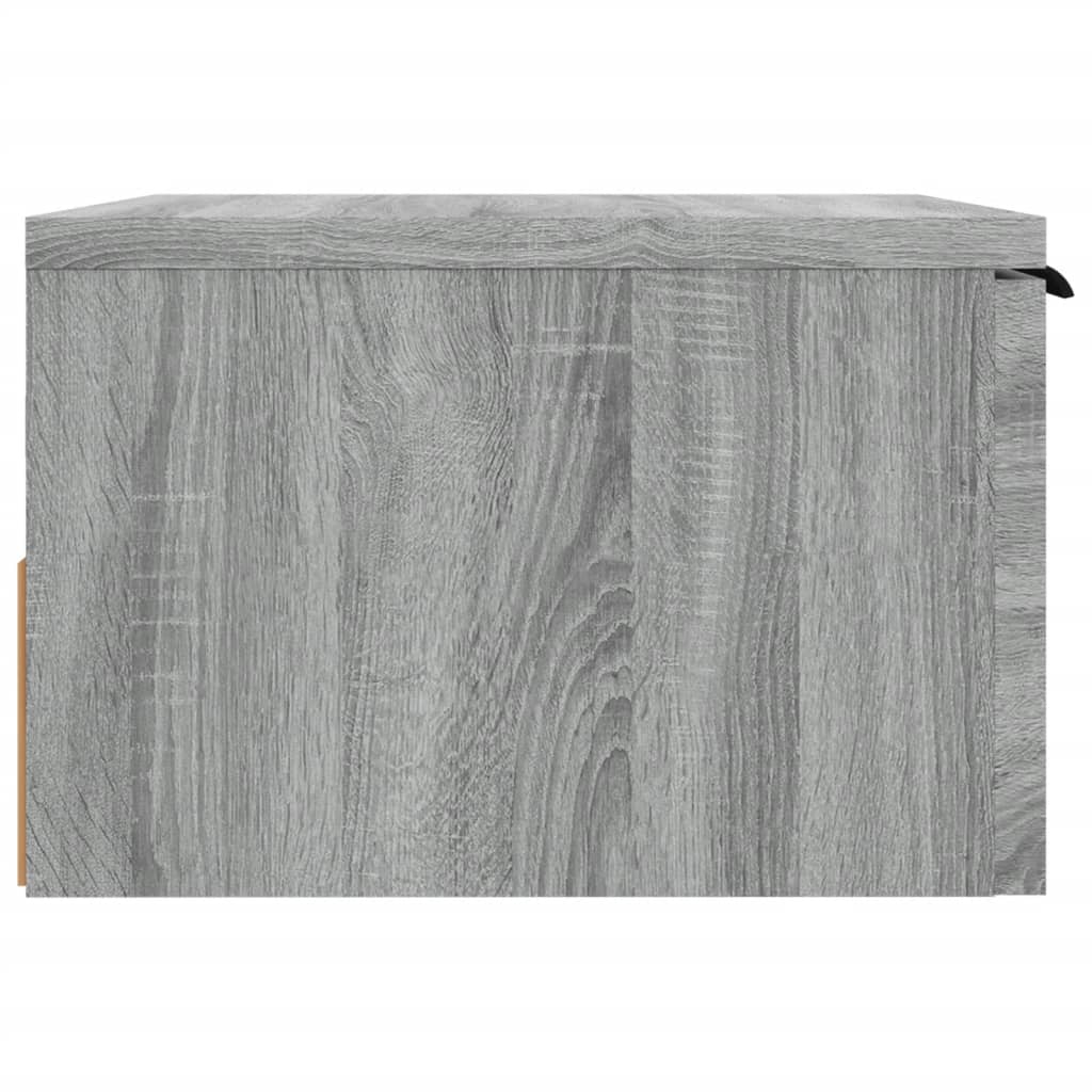 Table de chevet murale Sonoma gris 34x30x20 cm - XIOS