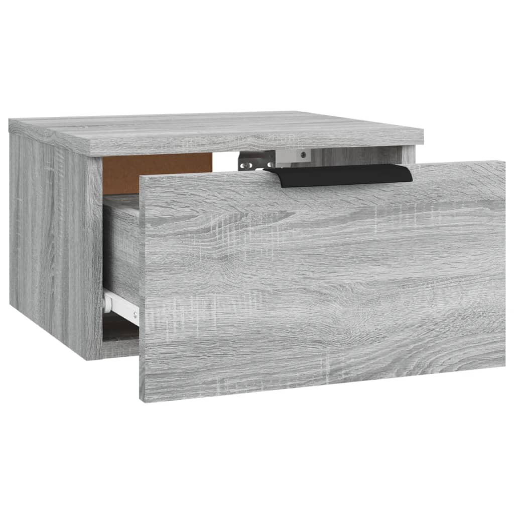 Tables de chevet murales 2 pcs Sonoma gris 34x30x20 cm - XIOS