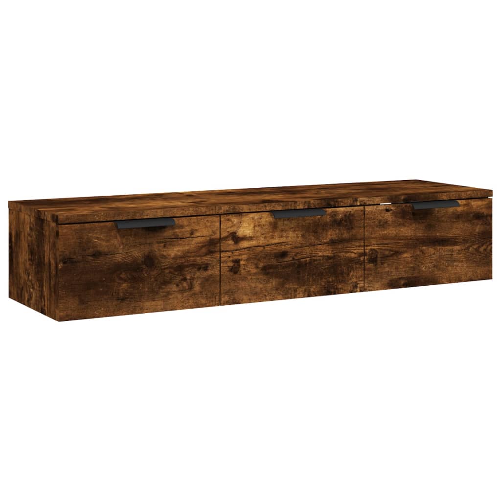 Armoire murale Chêne fumé 102x30x20 cm Bois d'ingénierie - XIOS