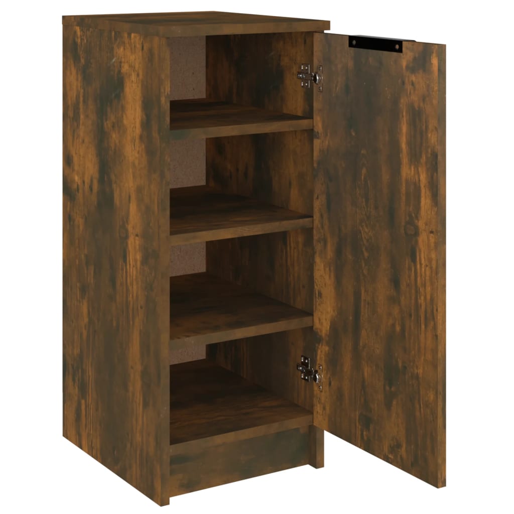 Armoire à chaussures Chêne fumé 30x35x70 cm Bois d'ingénierie - XIOS