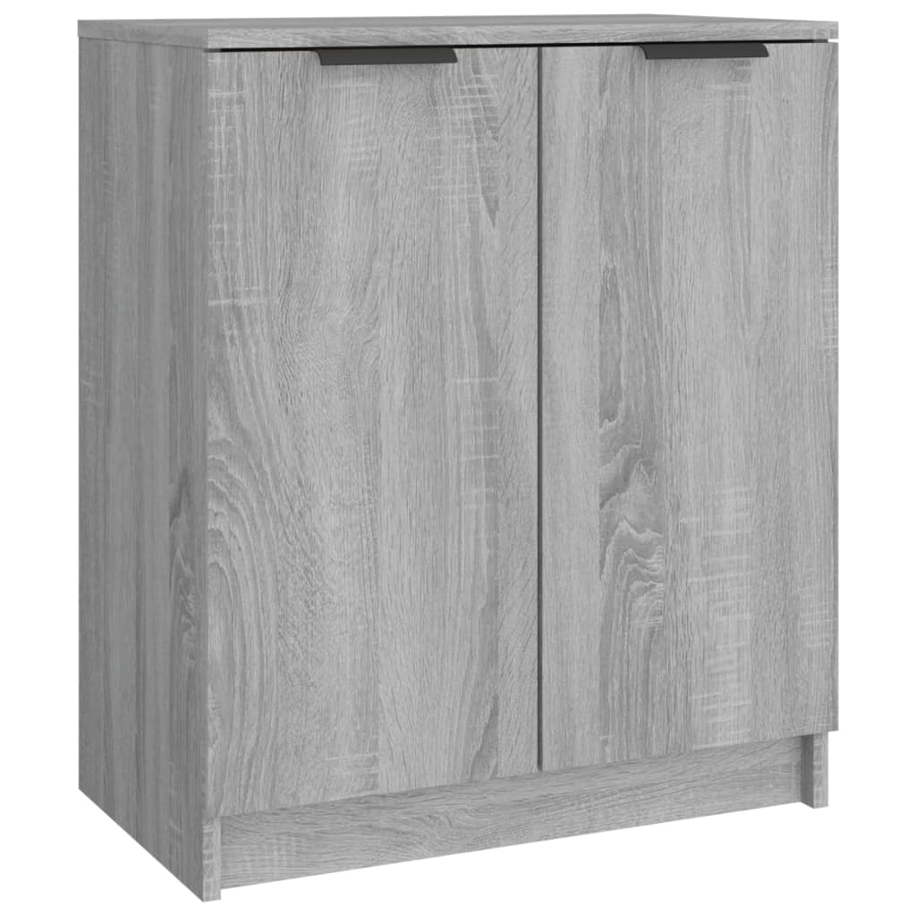 Meuble à chaussures Sonoma gris 59x35x70 cm Bois d'ingénierie - XIOS