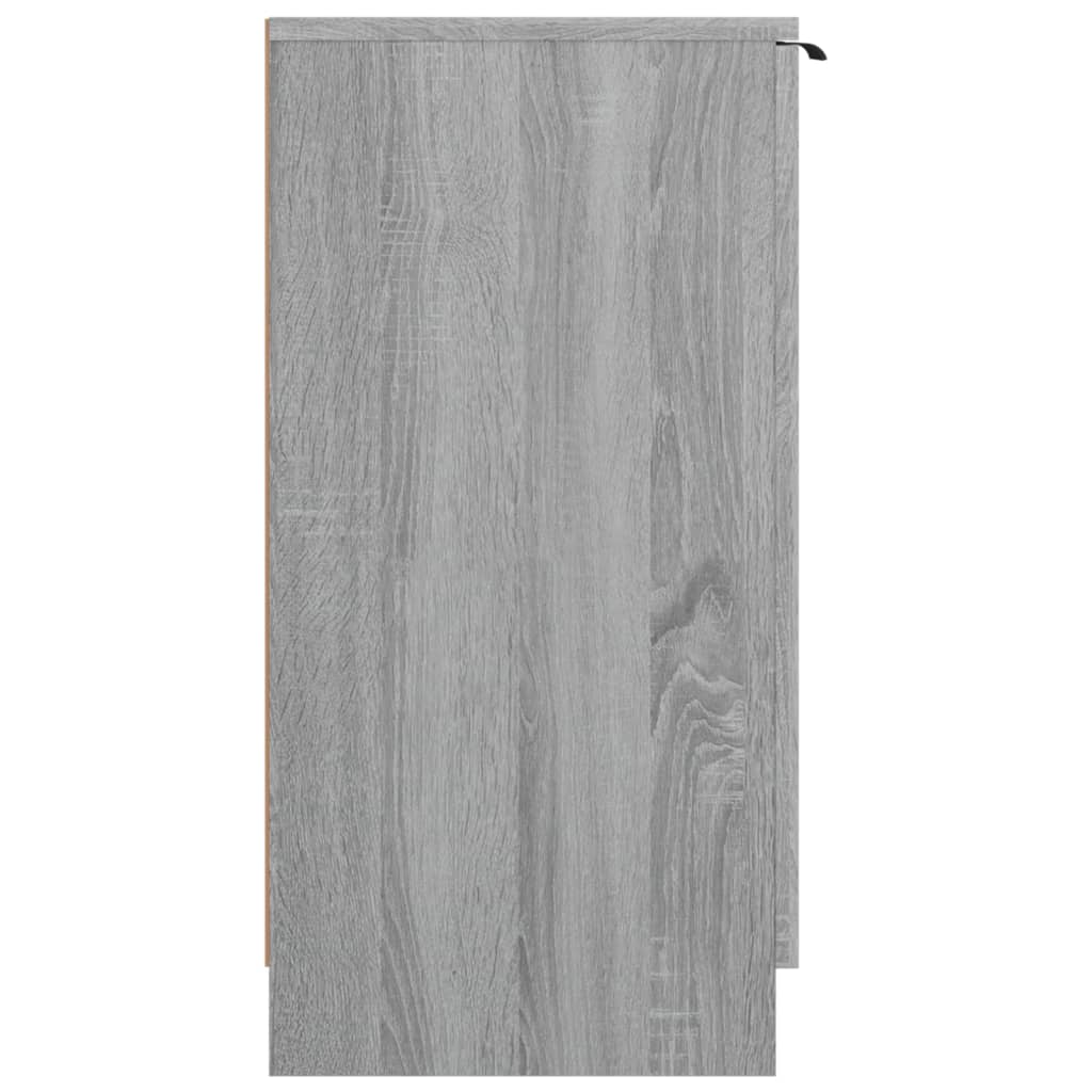 Meuble à chaussures Sonoma gris 59x35x70 cm Bois d'ingénierie - XIOS
