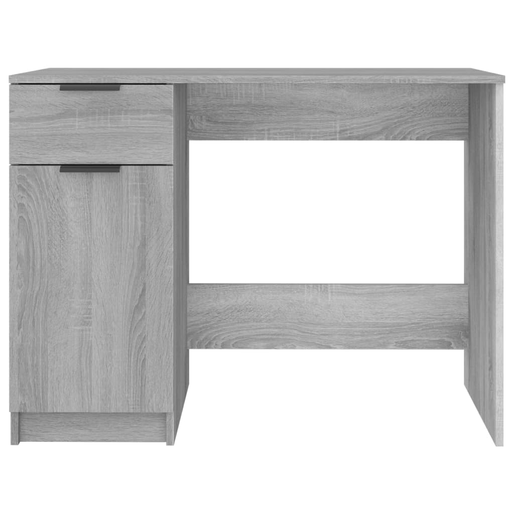 Bureau Sonoma gris 100x50x75 cm Bois d'ingénierie - XIOS