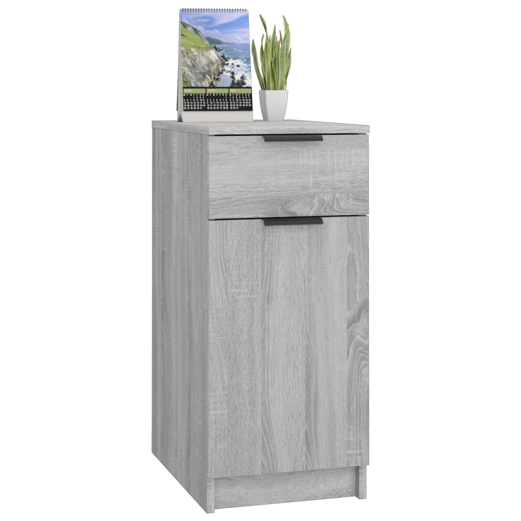 Armoire de bureau Sonoma gris 33,5x50x75 cm Bois d'ingénierie - XIOS