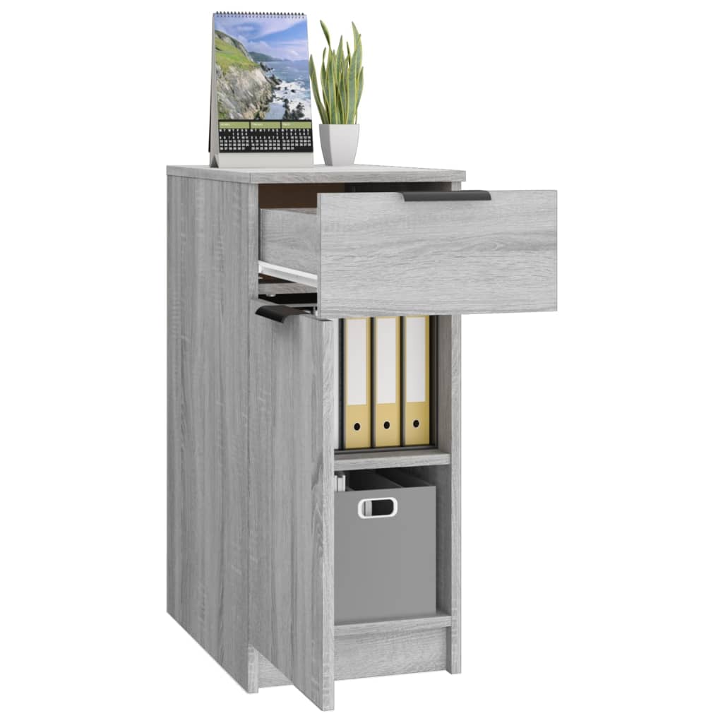 Armoire de bureau Sonoma gris 33,5x50x75 cm Bois d'ingénierie - XIOS