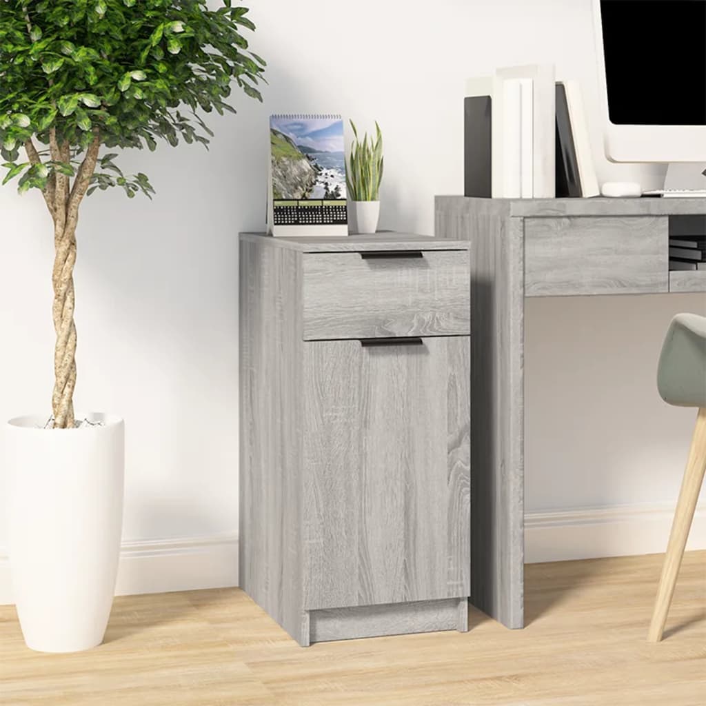 Armoire de bureau Sonoma gris 33,5x50x75 cm Bois d'ingénierie - XIOS