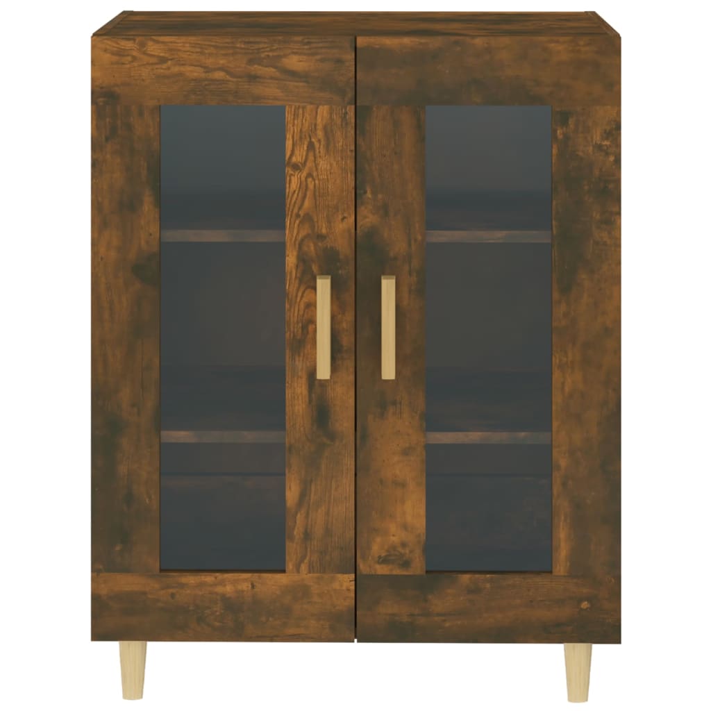 Buffet chêne fumé 69,5x34x90 cm bois d'ingénierie - XIOS