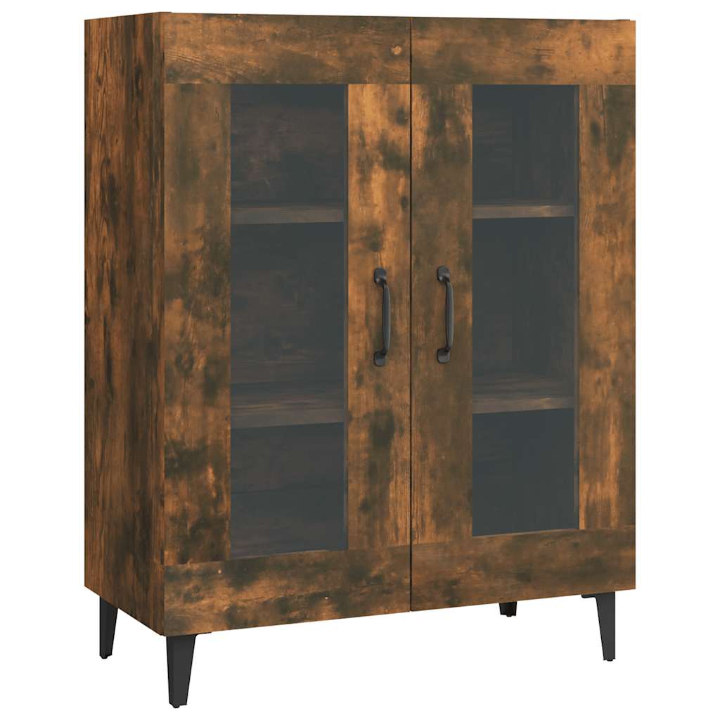 Buffet chêne fumé 69,5x34x90 cm bois d'ingénierie - XIOS