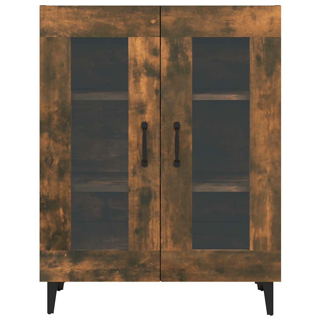 Buffet chêne fumé 69,5x34x90 cm bois d'ingénierie - XIOS