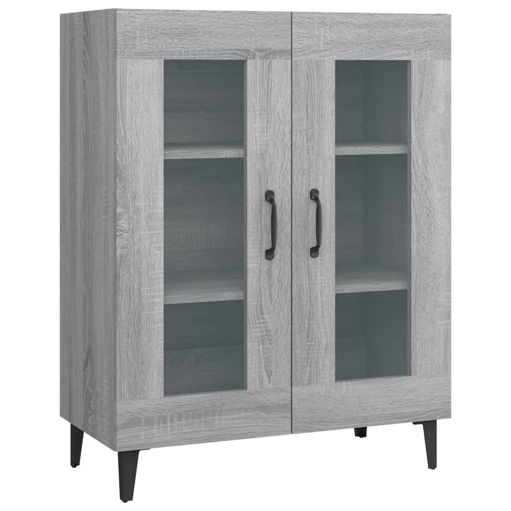 Buffet sonoma gris 69,5x34x90 cm bois d'ingénierie - XIOS