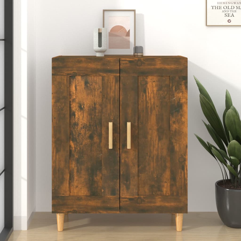 Buffet Chêne fumé 69,5x34x90 cm Bois d'ingénierie - XIOS