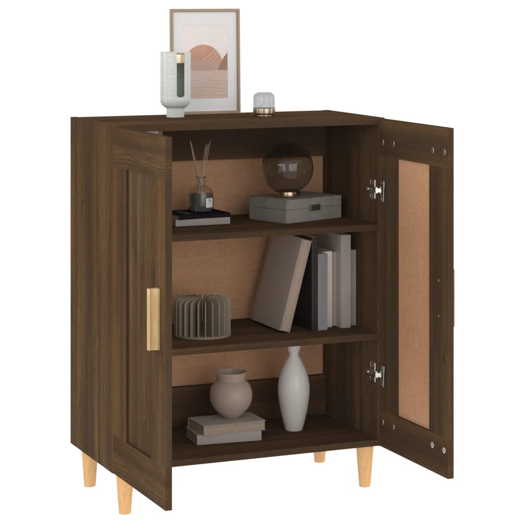 Buffet Chêne marron 69,5x34x90 cm Bois d'ingénierie - XIOS