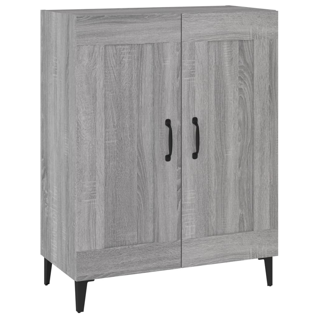 Buffet sonoma gris 69,5x34x90 cm bois d'ingénierie - XIOS