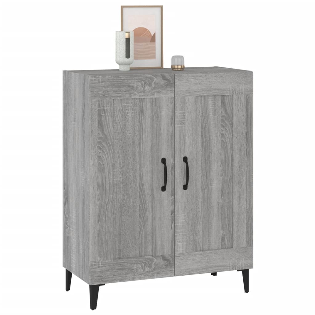 Buffet sonoma gris 69,5x34x90 cm bois d'ingénierie - XIOS