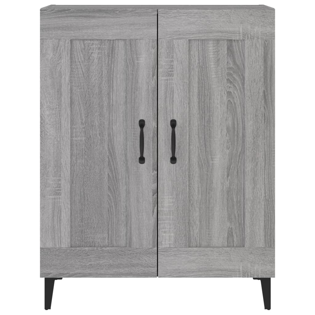 Buffet sonoma gris 69,5x34x90 cm bois d'ingénierie - XIOS