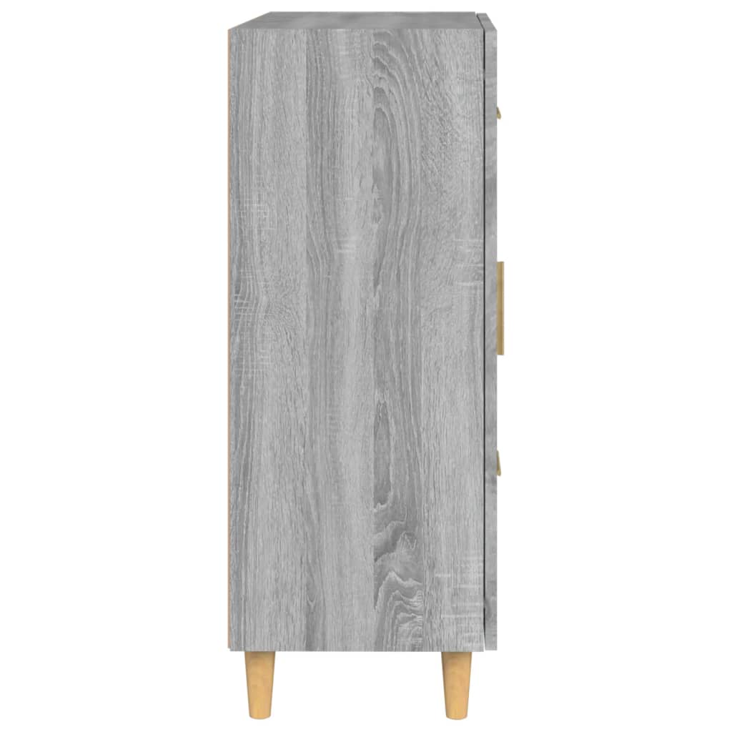 Buffet sonoma gris 69,5x34x90 cm bois d'ingénierie - XIOS