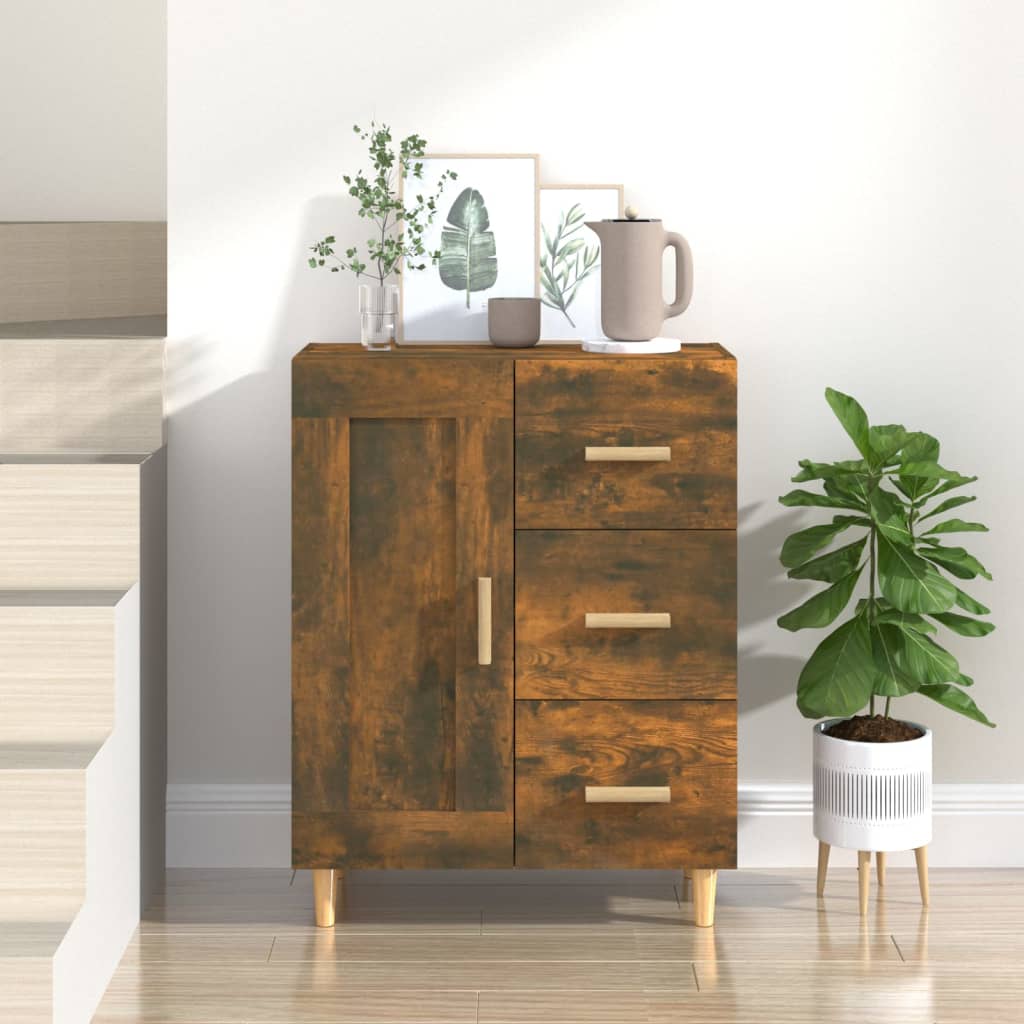 Buffet Chêne fumé 69,5x34x90 cm Bois d'ingénierie - XIOS
