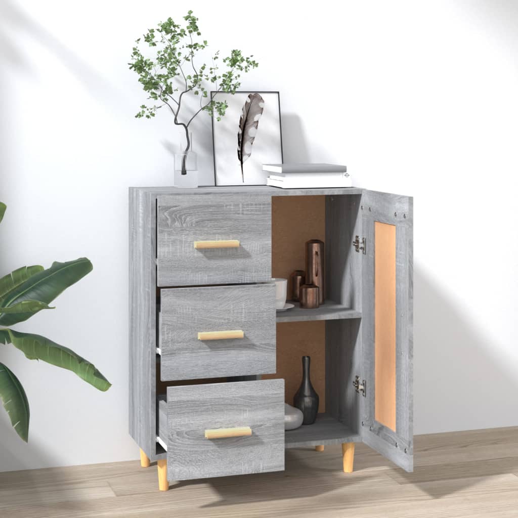 Buffet Sonoma gris 69,5x34x90 cm Bois d'ingénierie - XIOS